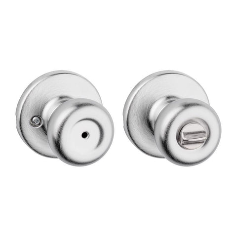 Kwikset Tylo Satin Chrome Privacy Lockset 1-3/4 in.