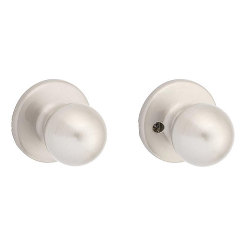 Kwikset Polo Satin Nickel Passage Lockset 1-3/4 in.