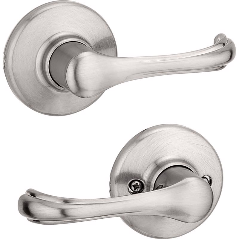 Kwikset Dorian Satin Nickel Passage Lockset 1-3/4 in.