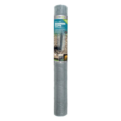 YardGard 24 in. H X 10 ft. L Galvanized Steel Hardware Cloth 1/2 in.