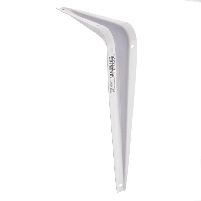 Hampton White Steel Shelf Support 18 Ga. 6 in. L 100 lb (Pack of 10)