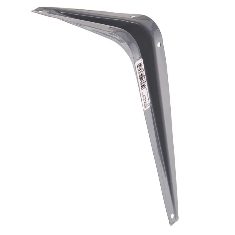 Hampton Gray Steel Shelf Support 18 Ga. 6 in. L 100 lb (Pack of 10)