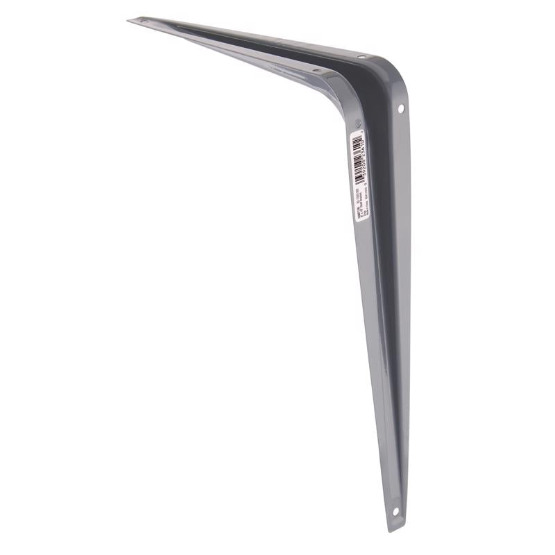 Hampton Gray Steel Shelf Support 18 Ga. 8 in. L 100 lb (Pack of 10)