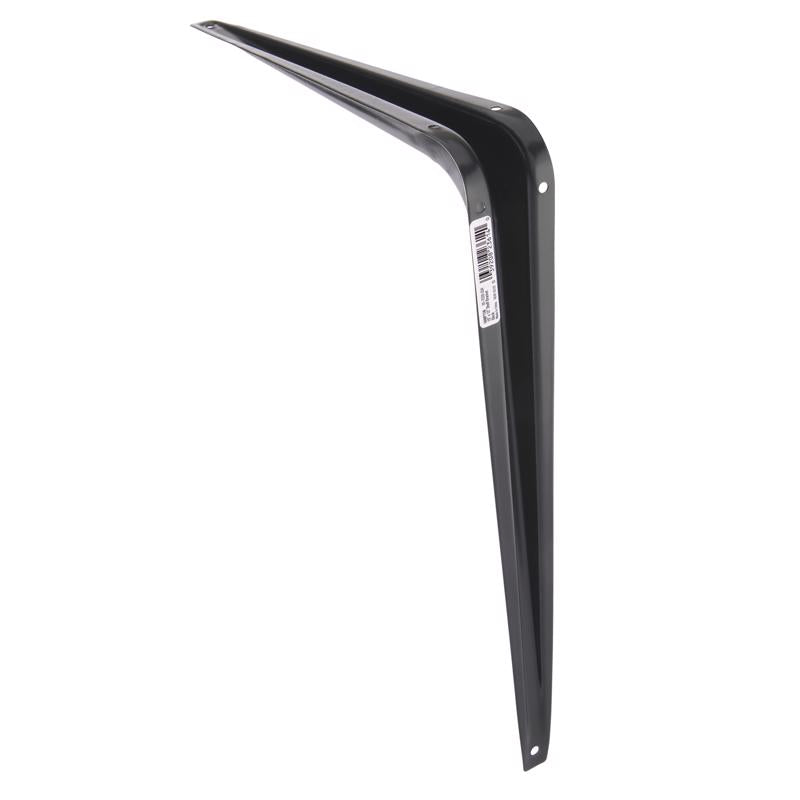 Hampton Black Steel Shelf Support 18 Ga. 10 in. L 100 lb (Pack of 10)