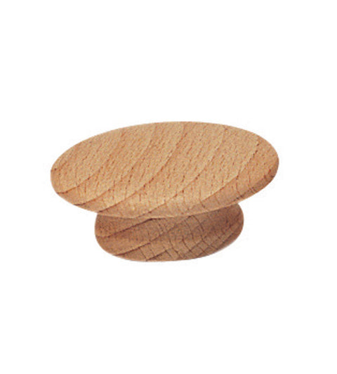Waddell Traditional Round Furniture Knob 1-1/2 in. D .5 in. Unfinished 2 pk (Pack of 10)