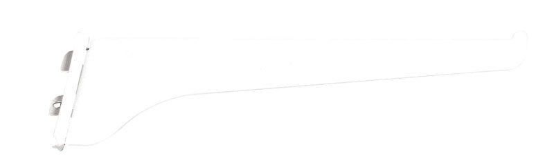 Knape & Vogt White Steel Regular Duty Bracket 16 Ga. 14 in. L 160 lb (Pack of 10)