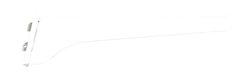 Knape & Vogt White Steel Regular Duty Bracket 16 Ga. 14 in. L 160 lb (Pack of 10)