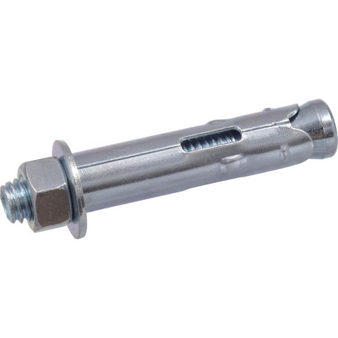 HILLMAN 1/2 in. D X 2-1/4 in. L Steel Hex Head Sleeve Anchors 15 pc