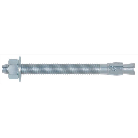 HILLMAN 5/8 in. D X 5 in. L Steel Round Head Wedge Anchor 10 pc