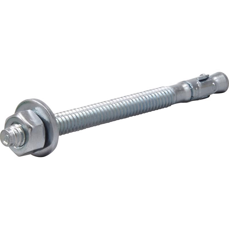 Anclaje de cuña de cabeza redonda de acero HILLMAN, 1/4 pulg. de diámetro x 3-1/4 pulg. de largo, 30 pzas.