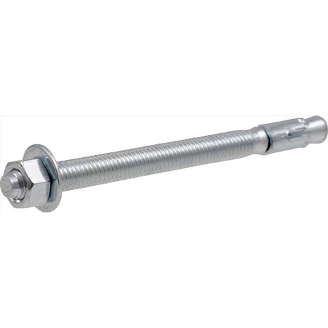 HILLMAN 3/8 in. D X 5 in. L Steel Round Head Wedge Anchor 10 pc