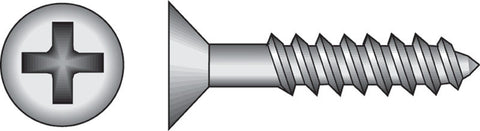 HILLMAN No. 10 X 1-1/2 in. L Phillips Black Phosphate Twin Thread Cabinet Screws 1 pk
