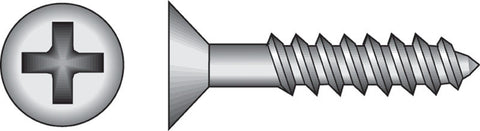 HILLMAN No. 10 X 2-1/2 in. L Phillips Black Phosphate Twin Thread Cabinet Screws 1 pk