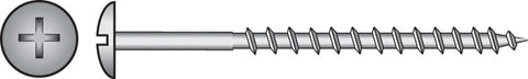 HILLMAN No. 10 X 2-1/2 in. L Phillips Black Phosphate Coarse Cabinet Screws 1 pk