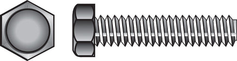 HILLMAN 1/4 in. D X 2-1/2 in. L Zinc Plated Steel Hex Tap Bolt 100 pk