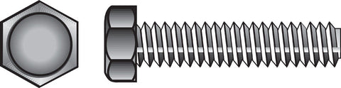 HILLMAN 5/16 in. D X 2-1/2 in. L Zinc Plated Steel Hex Tap Bolt 1 pk