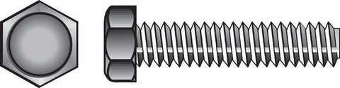 HILLMAN 5/16 in. D X 3 in. L Zinc Plated Steel Hex Tap Bolt 100 pk