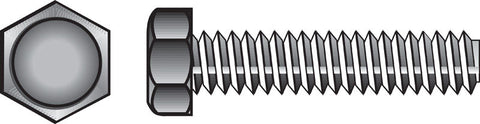 HILLMAN 3/8 in. D X 4 in. L Zinc Plated Steel Hex Tap Bolt 50 pk