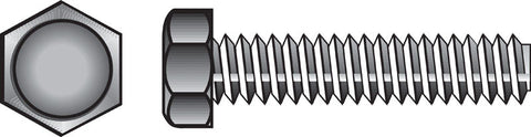 HILLMAN 1/2 in. D X 4 in. L Zinc Plated Steel Hex Tap Bolt 25 pk