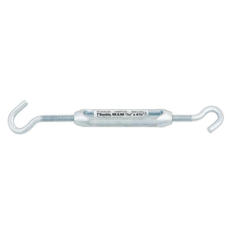 Hampton Zinc-Plated Aluminum/Steel 0.185 in. D Turnbuckle 120 lb 4-3/4 in. L (Pack of 10)
