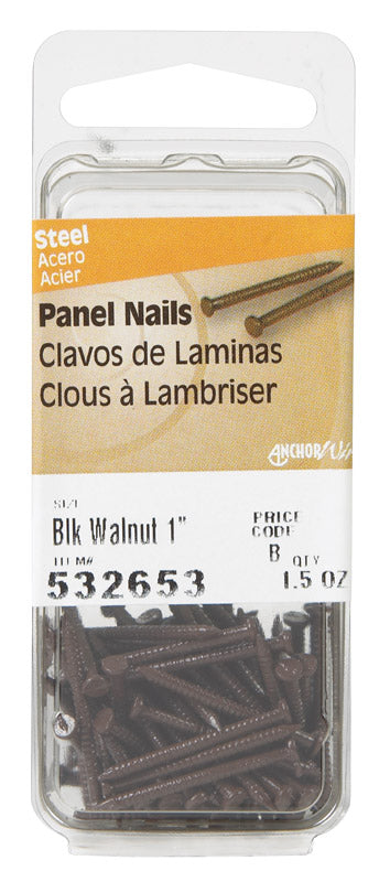 HILLMAN Anchor Wire 1 in. Panel Carbon Steel Nail Large Head (Pack of 6)