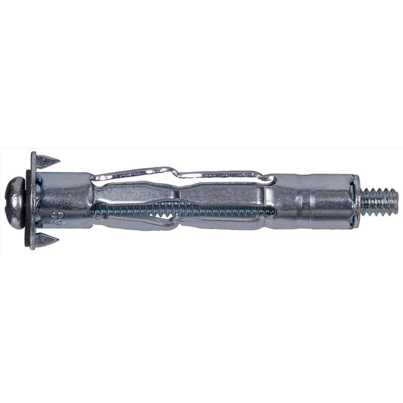 HILLMAN 3/16 in. D X 2 1/4 in. L Steel Pan Head Hollow Wall Anchors 2 pk (Pack of 6)
