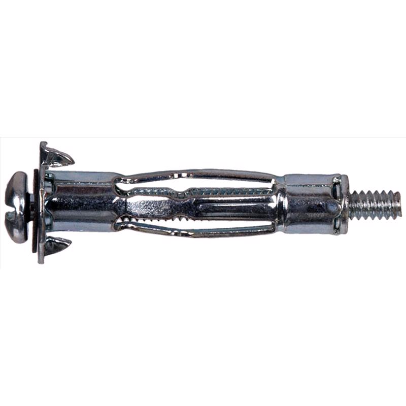 HILLMAN 1/8 in. D X 1-1/2 in. L Steel Pan Head Hollow Wall Anchors 2 pk (Pack of 10)