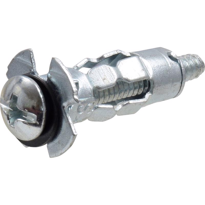HILLMAN 1/8 in. D X 1/8 X-Short in. L Metal Pan Head Hollow Wall Anchors 20 pk (Pack of 5)