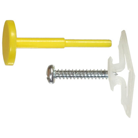 HILLMAN 1/8 in. D X 0.75 in. L Plastic Pan Head Pop-Toggle Anchors 10 pc (Pack of 5)