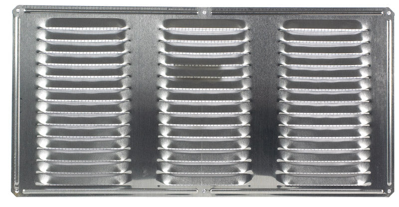 Air Vent 8 in. H X 16 in. L Mill Aluminum Undereave Vent (Pack of 24)