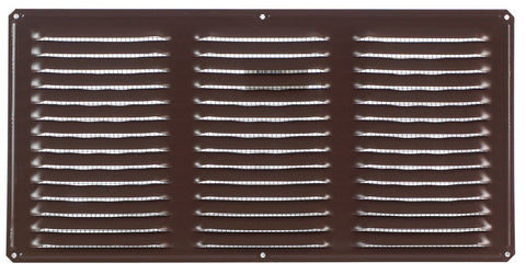 Air Vent 8 in. H X 16 in. L Brown Aluminum Undereave Vent (Pack of 24)