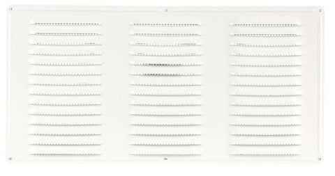 Air Vent 8 in. H X 16 in. L White Aluminum Undereave Vent (Pack of 24)