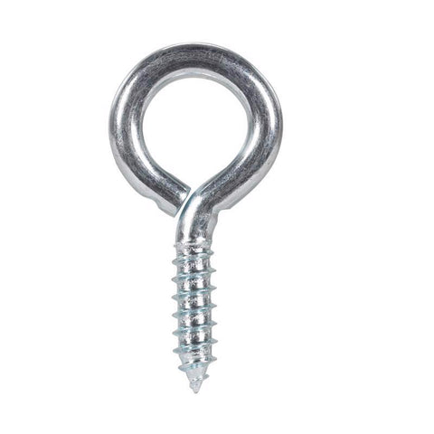 Hampton 3/8 in. D X 2-7/8 in. L Zinc-Plated Steel Screw Eye 250 lb. cap. 1 pk (Pack of 20)