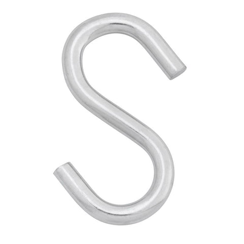 Hampton Medium Zinc-Plated Silver Steel 2.75 in. L S-Hook 160 lb 1 pk (Pack of 20)