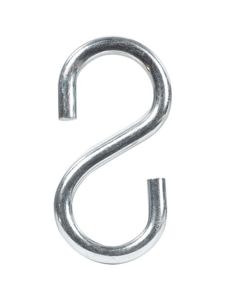 Hampton Small Zinc-Plated Silver Steel 1.5 in. L S-Hook 80 lb 1 pk (Pack of 20)