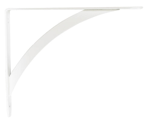 Knape & Vogt John Sterling White Steel Decorative Bracket 12 Ga. 7 in. L 100 lb (Pack of 10)