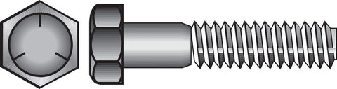HILLMAN 3/4 in. D X 7 in. L Heat Treated Zinc Steel Hex Head Cap Screw 1 pk