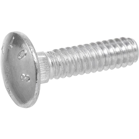 HILLMAN 3/8 in. X 9 in. L Zinc-Plated Steel Carriage Bolt 1 pk