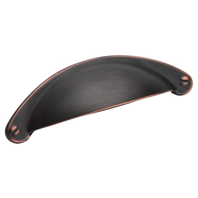 Amerock Traditional Cup Cabinet Cup Pull 2-1/2 in. Oil Rubbed Bronze Brown 1 pk