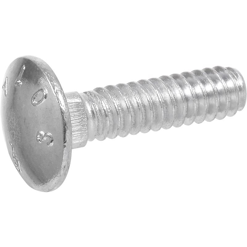 HILLMAN 3/8 in. X 10 in. L Zinc-Plated Steel Carriage Bolt 1 pk
