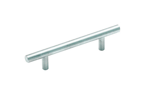 Amerock Contemporary Bar Cabinet Pull 3-3/4 in. Stainless Steel Silver 1 pk