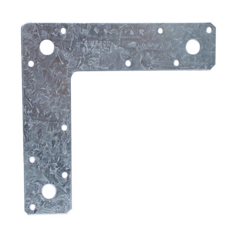 Simpson Strong-Tie 6 in. H X 6 in. W 14 Ga. Galvanized Steel L Strap (Pack of 10)