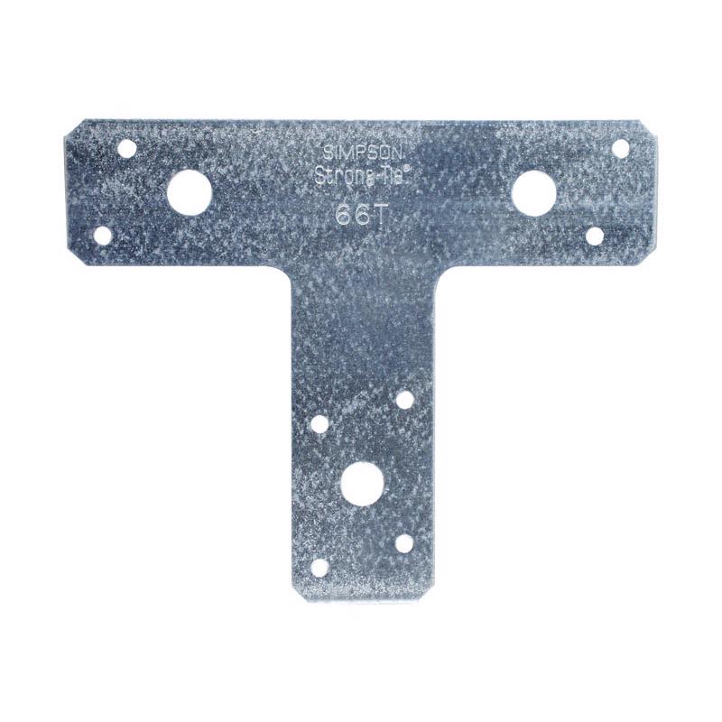 Simpson Strong-Tie 5 in. H X 6 in. W 14 Ga. Galvanized Steel T Strap (Pack of 10)