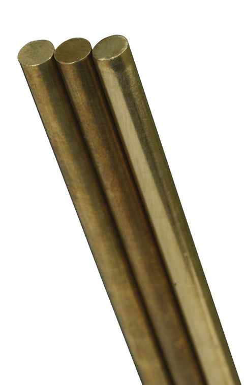 K&S 1/4 in. D X 36 in. L Brass Rod 1 pk (Pack of 4)