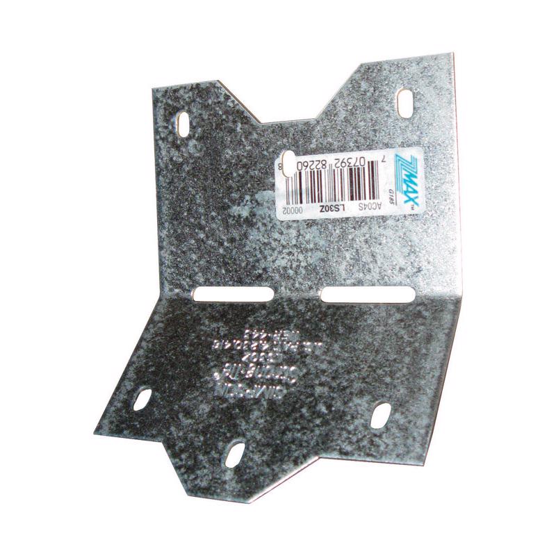 Simpson Strong-Tie 3.3 in. W X 3.4 in. L Galvanized Steel L-Angle