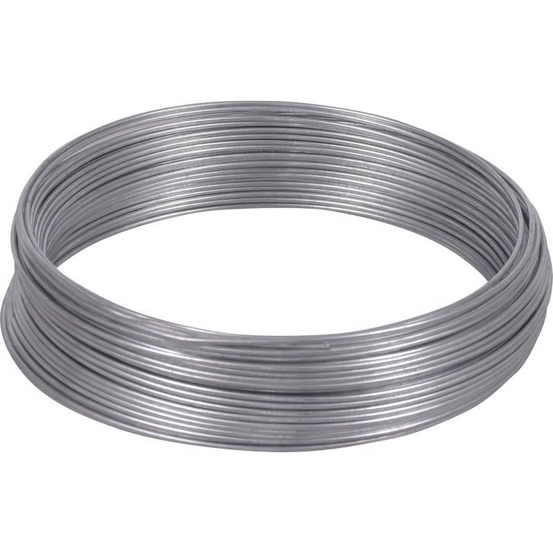 HILLMAN 50 ft. L Galvanized Steel 12 Ga. Wire (Pack of 12)