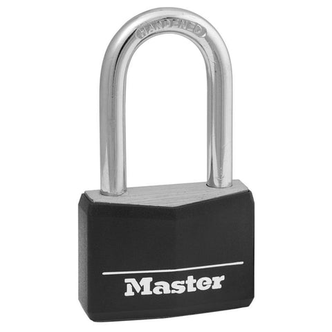 Master Lock 1-9/16 in. W Vinyl Covered 4-Pin Cylinder Covered Padlock