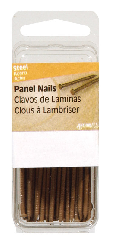 HILLMAN 1-5/8 in. Panel Steel Nail Large Head (Pack of 6)