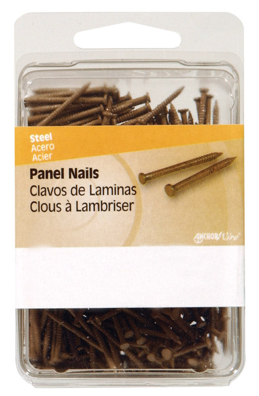 HILLMAN 1 in. Panel Steel Nail Flat Head (Pack of 5)