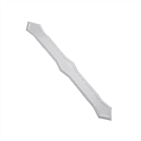 Amerimax 0.25 in. H X 2 in. W X 13.5 in. L White Aluminum K Downspout Strap (Pack of 50)